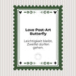Love Post-Art Butterfly – Fine Art Print