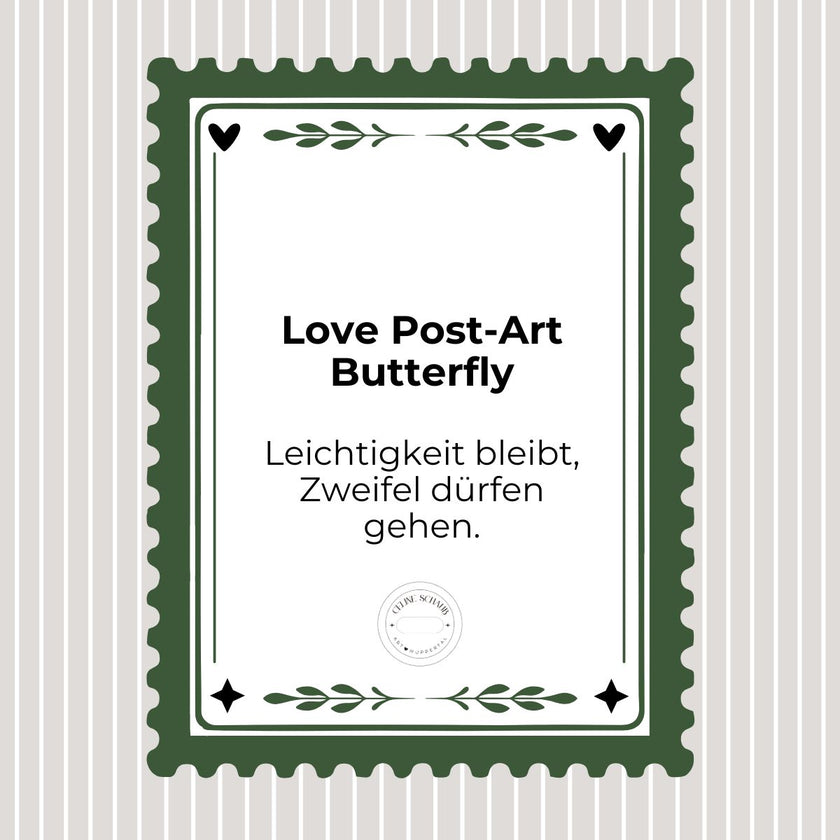 Love Post-Art Butterfly – Fine Art Print